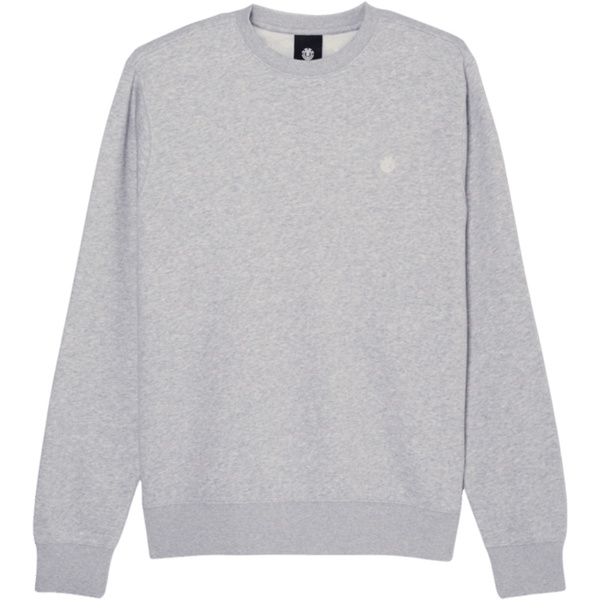 2026 Element Mens Icon Embroidery Crew Sweatshirt ELYFT00197 - Mid Grey Heather